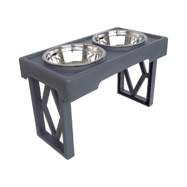 Adjustable Dog Bowl Stand for Small Medium and Large Dogs