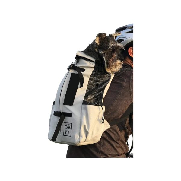 Adjustable Dog Carrier Backpack for Medium-Sized Dogs up to 30 lbs with Comfortable Fit