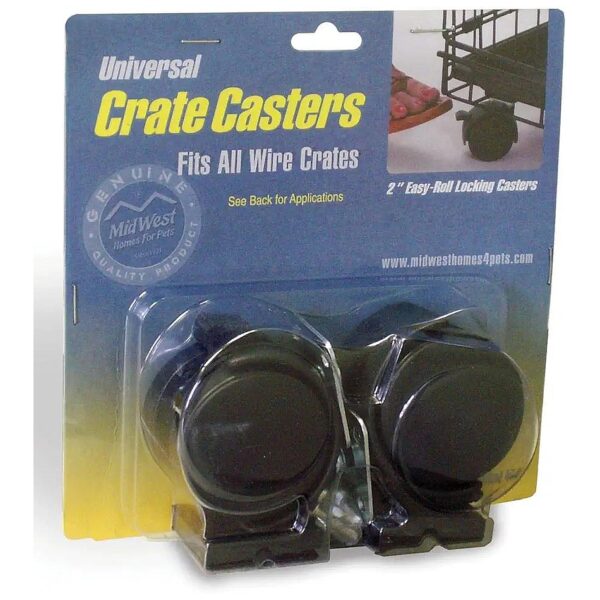 Adjustable Dog Crate Caster for Small to Large Crate Sizes