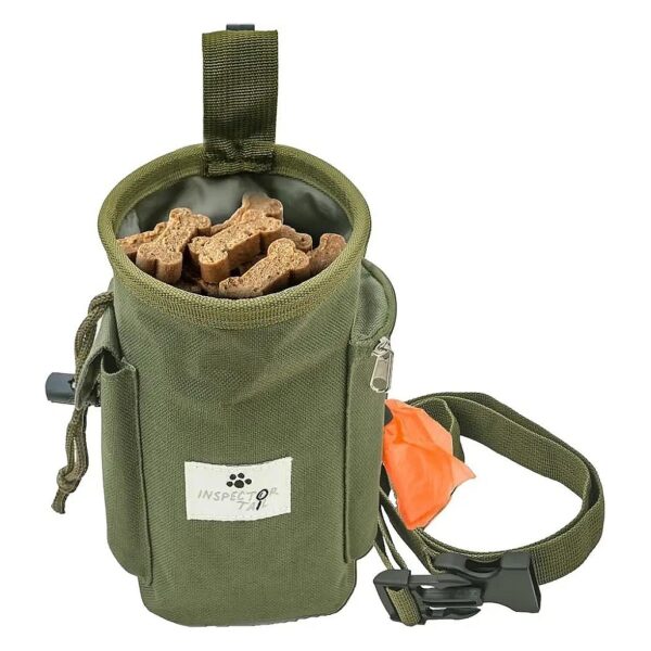 Adjustable Dog Treat Pouch with Four Ways to Wear for Versatile Use and Comfort