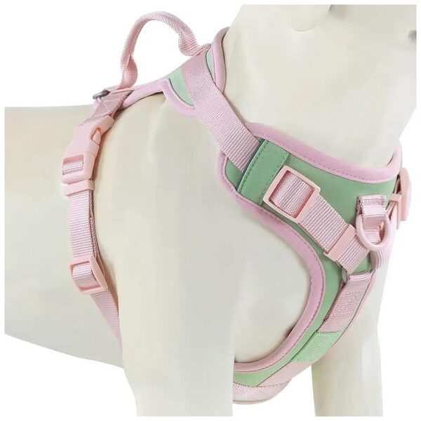 Adjustable Dog Vest Harness with Breathable Comfort and No-pull Design for Active Dogs