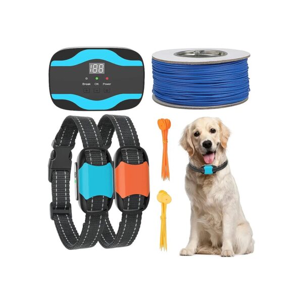 Adjustable Electric Fence for Dogs with Vibration and Shock Training