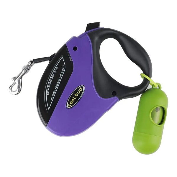 Adjustable Heavy Duty Retractable Dog Leash with Brake and Lock System for Easy Use