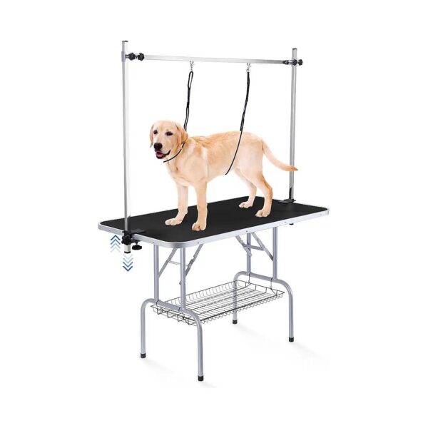 Adjustable Height Pet Grooming Table for Comfortable Dog Grooming