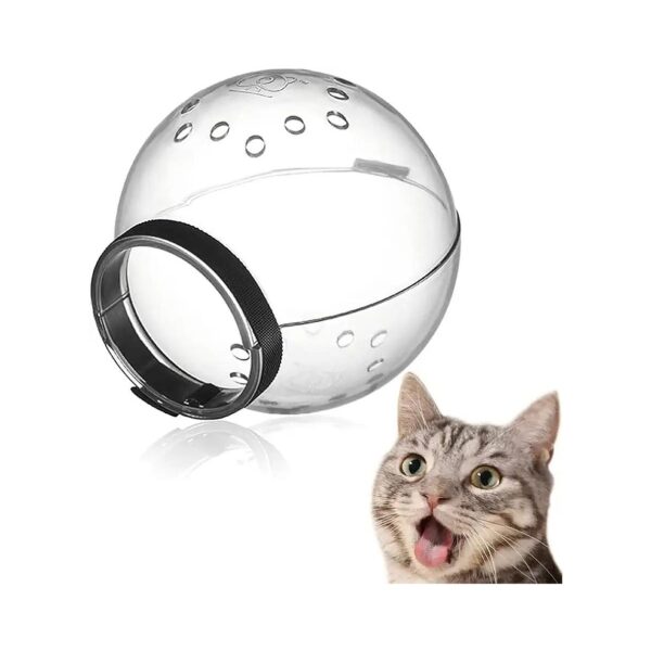 Adjustable Hood Cat Muzzle for Small Breeds Preventing Injuries from Licking and Biting