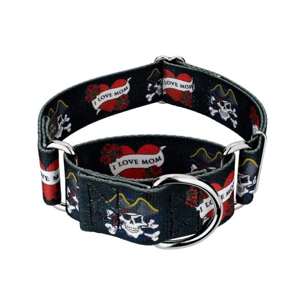 Adjustable Martingale Dog Collar for Medium and Large Breeds, 18 Unique Designs