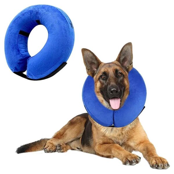 Adjustable Pet Recovery Collar for Dogs Comfortable Soft Prevents Scratching Biting