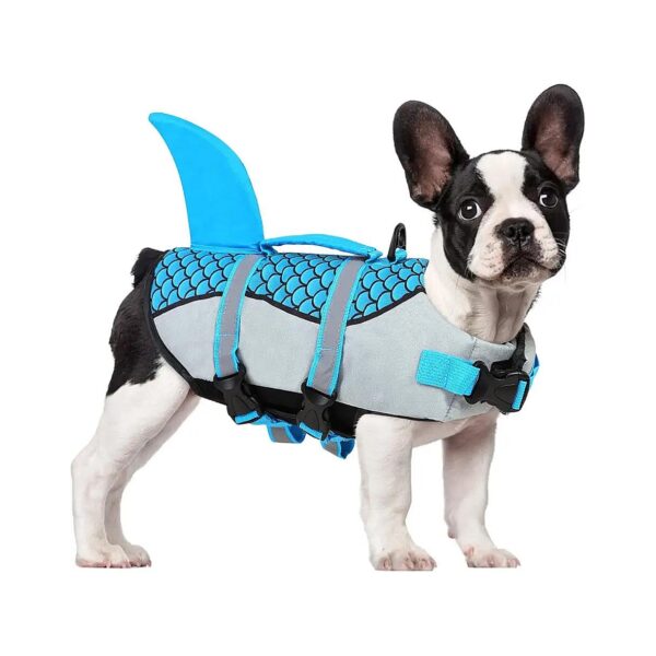 Adjustable Pet Water Life Jacket with Camouflage Design and Rescue Handle for Small Dogs