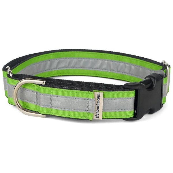 Adjustable Reflective Martingale Collar with Quick Snap Buckle for Dogs