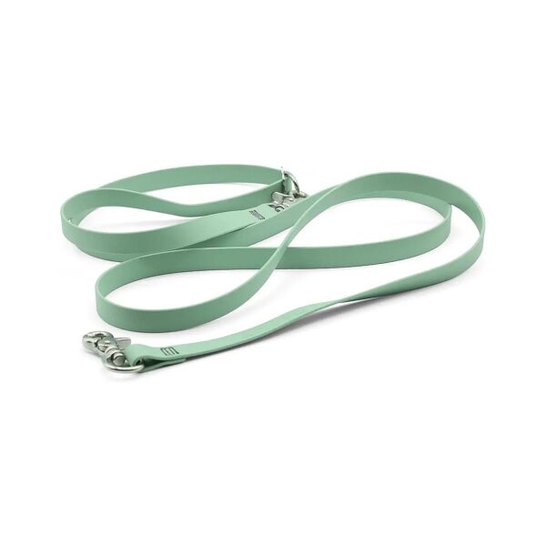 Adjustable Sage Green Dog Leash 8 ft Waterproof for Large Dogs