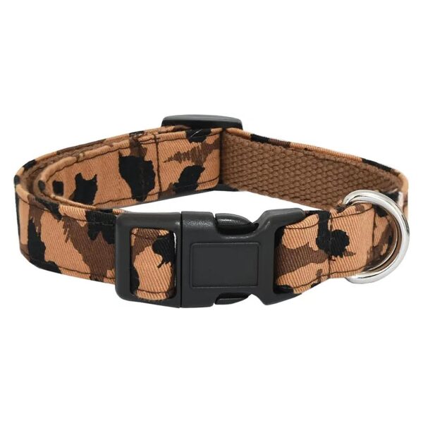 Adjustable Soft Cotton Dog Collars for Small Medium Large Dogs