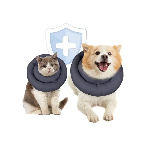 Adjustable Soft Recovery Cone Collar for Cats and Small Dogs