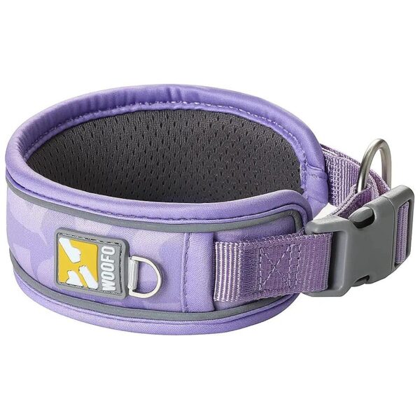 Adjustable Waterproof Dog Collar in Violet for All Breed Sizes