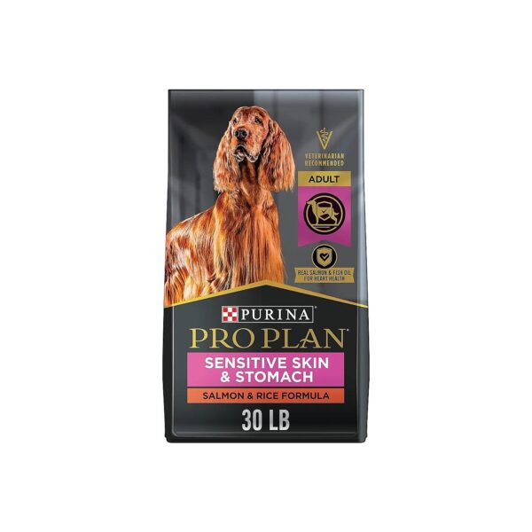 Adult Dog Food with Sensitive Skin and Stomach Formula Salmon and Rice Pellets