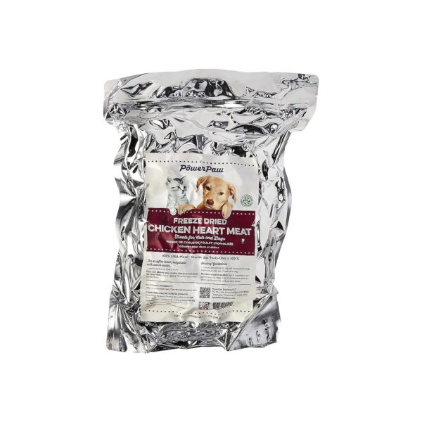 Adult Pet Treat Freeze Dried Chicken Hearts 21 Oz No Artificial Ingredients