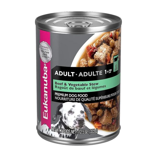 Adult Wet Dog Food with Select Proteins and Carbohydrates for Healthy Digestion