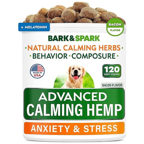 Advanced Calming Hemp Treats for Dogs - Anxiety Relief, Separation Aid, Stress Relief