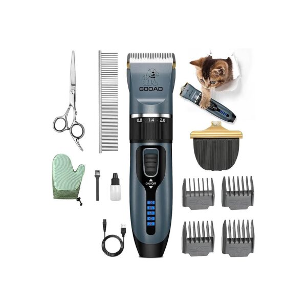 Advanced Cat Grooming Tools with 2-in-1 Cat Clippers for Matted Hair Grooming