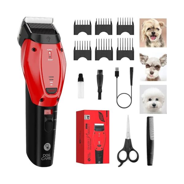 Advanced Cordless Dog Grooming Kit with Smart Mode and Auxiliary Light