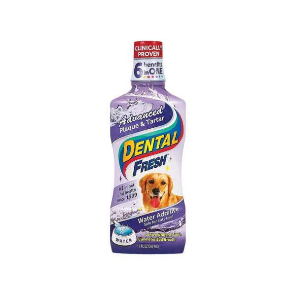 Advanced Dog Dental Care Formula Water Additive for Fresh Breath and Healthy Teeth