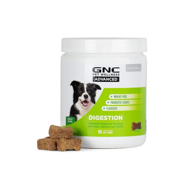 Advanced Dog Digestive Supplements with Probiotics and Flaxseed for All Dogs