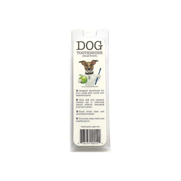 Advanced Dog Toothbrush for Low Bristle Profile and Small Brush Head