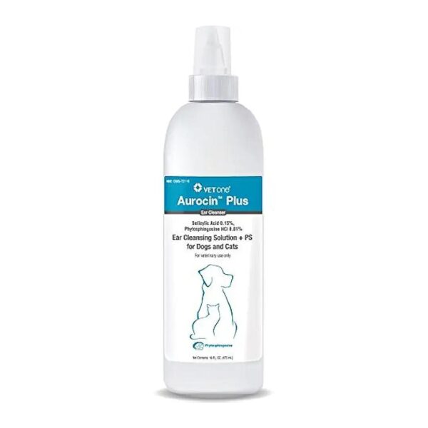 Advanced Ear Cleansing Solution for Pet Comfort and Health, 16 Ounce Blue