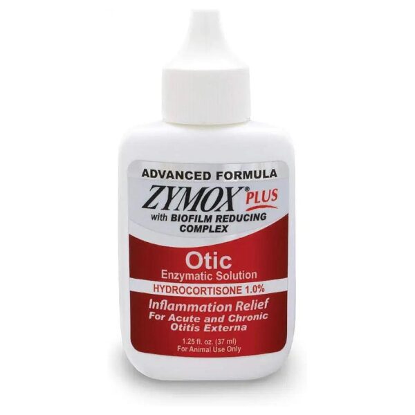 Advanced Ear Solution with 1% Hydrocortisone for Dogs and Cats