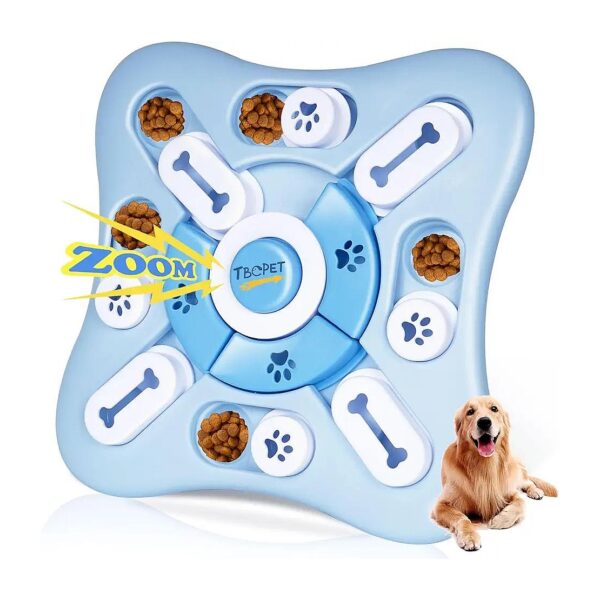 Advanced Level 2 in 1 Slow Feeding Dog Toy for Small to Large Dogs with Non-Slip Base