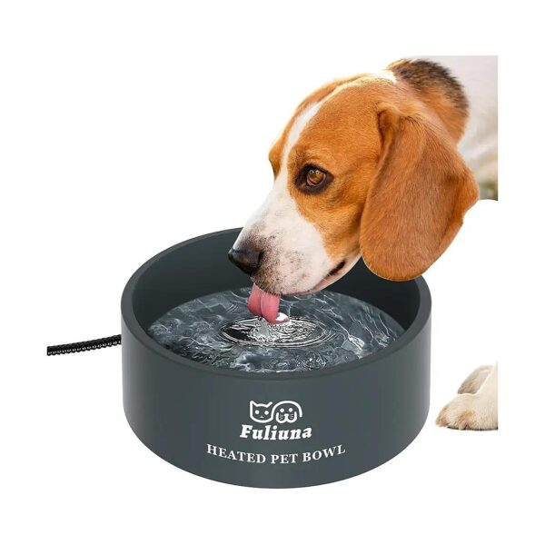 Affordable and Adjustable Heated Pet Water Bowl for Pets in Cold Weather