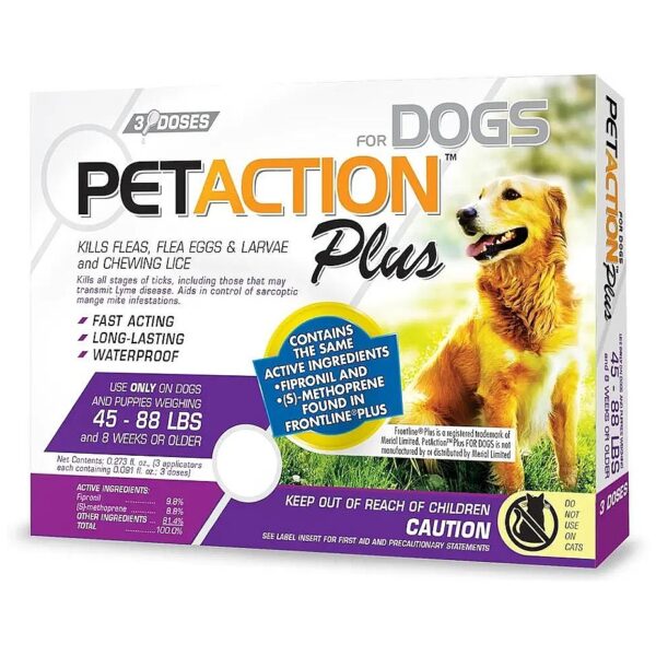 Affordable and Effective Flea and Tick Treatment for Large Dogs, 3 Month Supply