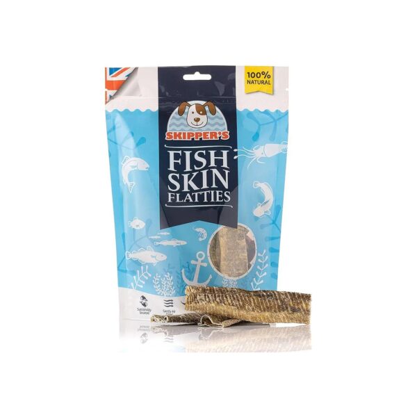 Air-Dried Grain-Free Fish Skin Dog Treats for Healthy Teeth and Joints