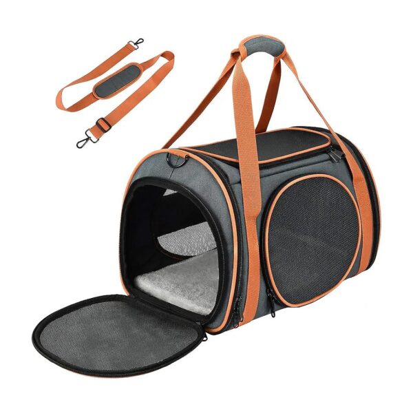 Airline Approved Cat Carrier with Ventilation for Small Medium Cats and Dogs