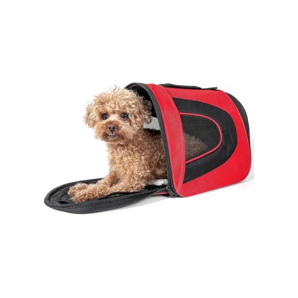 Airline Approved Collapsible Zippered Travel Pet Carrier for Cats and Dogs