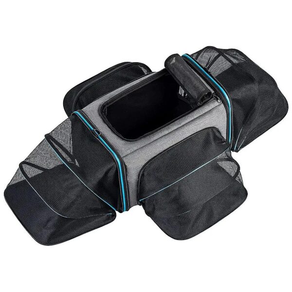 Airline Approved Large Pet Carrier with Comfort and Safety Features, Fleece Pad Included