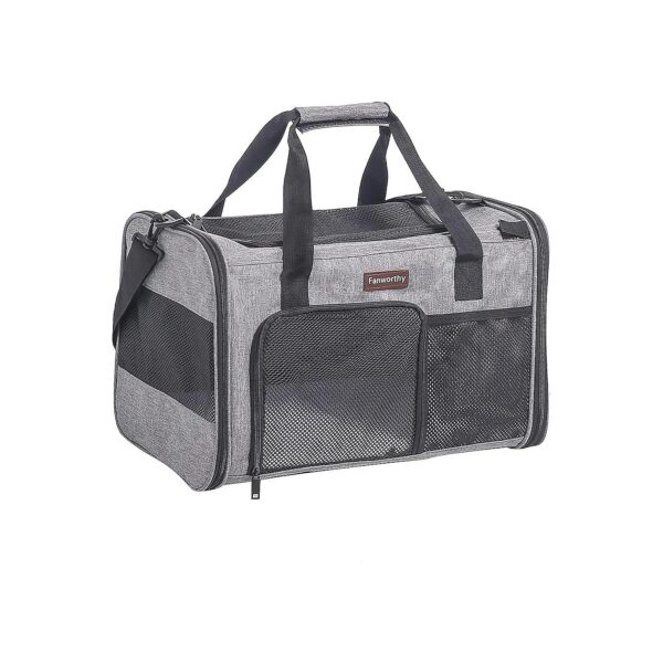 Airline Approved Pet Carrier Bag with Steel Frame and Anti-Sink Padding for Small Pets