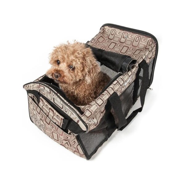 Airline Approved Pet Carrier for Dogs with Built-in Leash and Cushion