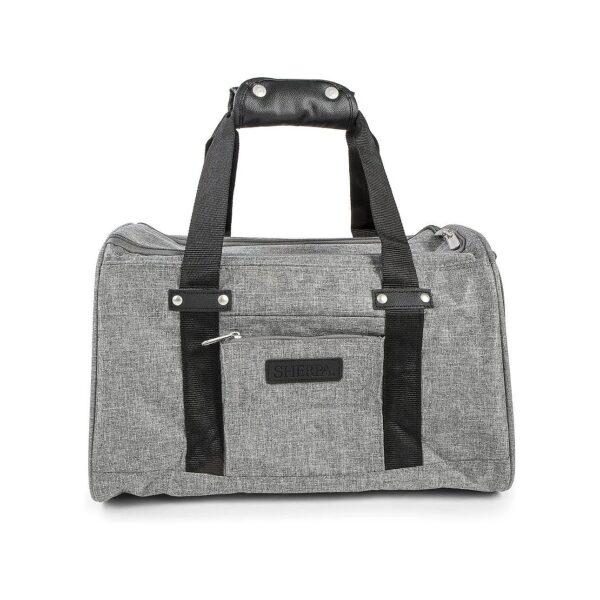 Airline Approved Pet Carrier with Spring Frame and Soft Liner for Comfortable Travel