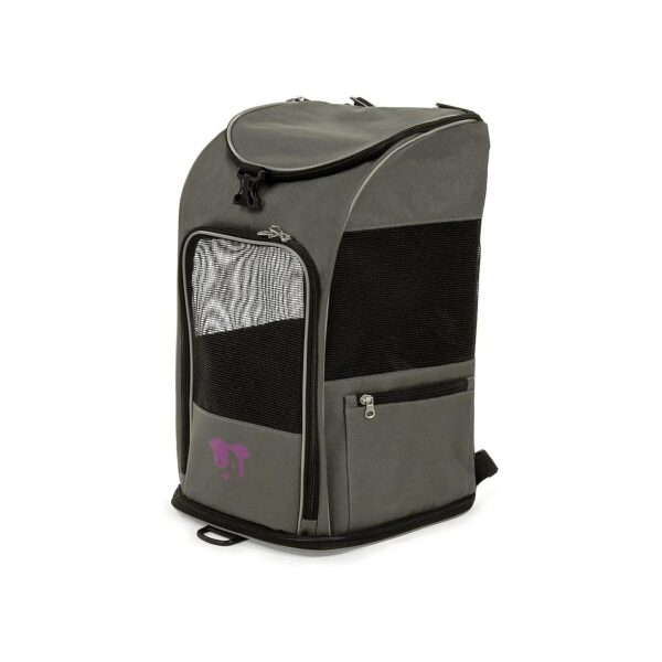 Airline Approved Pet Travel Backpack Carrier Gray Medium