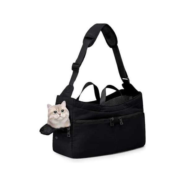 Airline Approved Small Pet Carrier Bag for Cats and Dogs with Adjustable Shoulder Straps