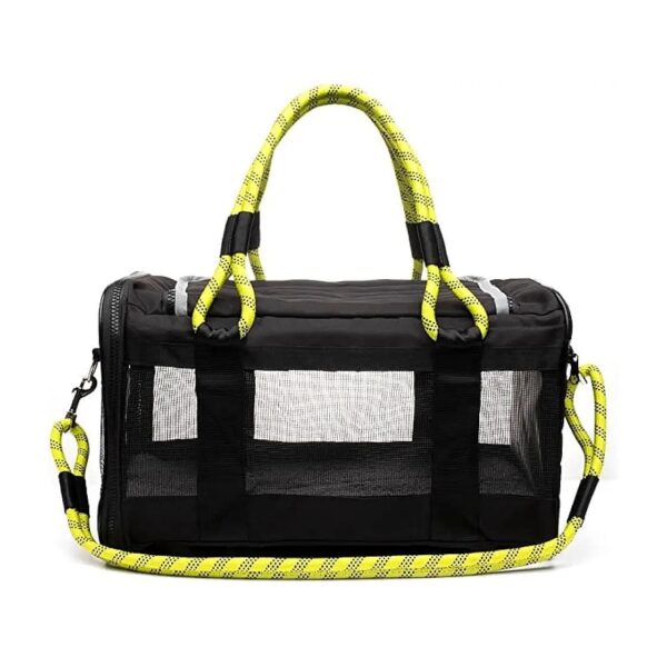 Airline-Compliant Pet Carrier with Leak-Proof Bottom for Cats and Small Dogs up to 20lbs