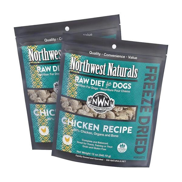 All Natural Chicken Flavor Pet Food for Healthy Skin and Coat