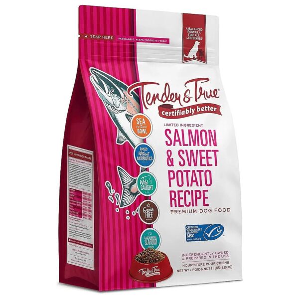 All Natural Dog Food with Salmon and Sweet Potato for All Life Stages