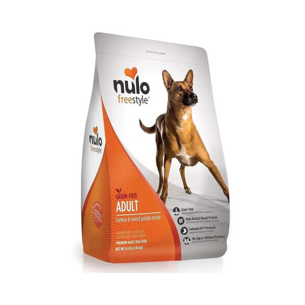 All Natural Turkey Grain Free Dry Dog Food for Large and Small Breeds Adult Pooches