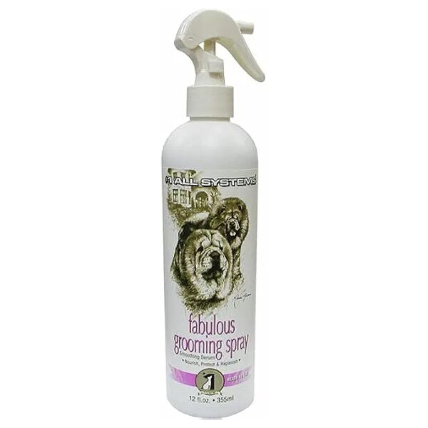 All System Grooming Spray for Healthy Shiny Coat 12 Fluid Ounces