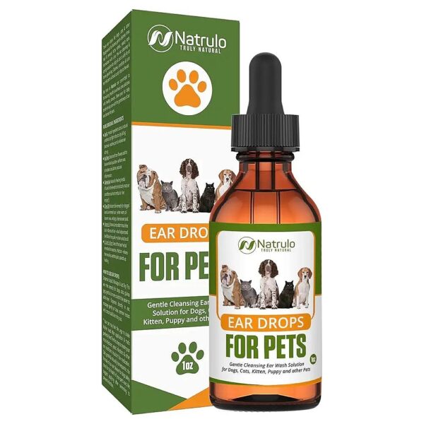 All-Natural Ear Cleaning Solution for Dogs and Cats Ear Health