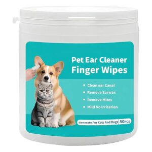 All-Natural Ear Wipes for Dogs and Cats - Gentle and Effective Ear Cleaning