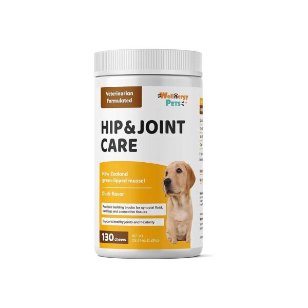 All-Natural Hip and Joint Care Supplement for Dog Injury Rehabilitation