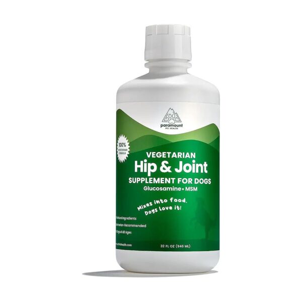 All-Natural Joint Pain Relief for Dogs with Glucosamine and MSM - 32 oz Liquid Supplement