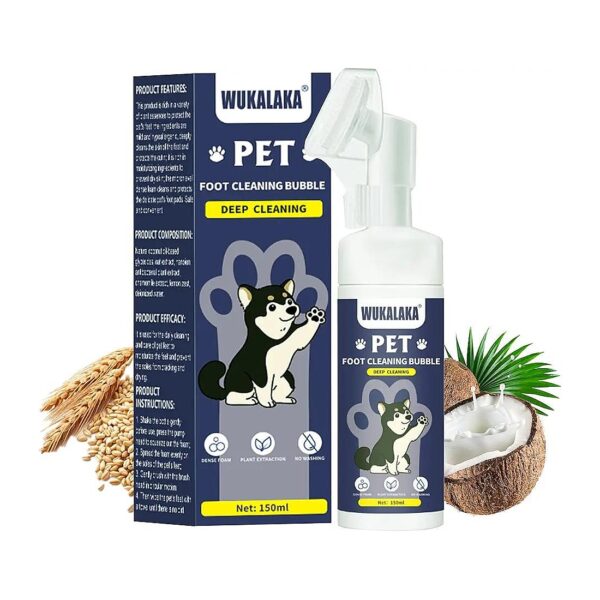 All-Natural Silicone Bristle Paw Cleaner for Healthy Paws